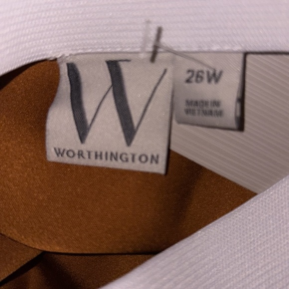 Worthington Womens A-Line Skirt-Plus - Picture 6 of 6